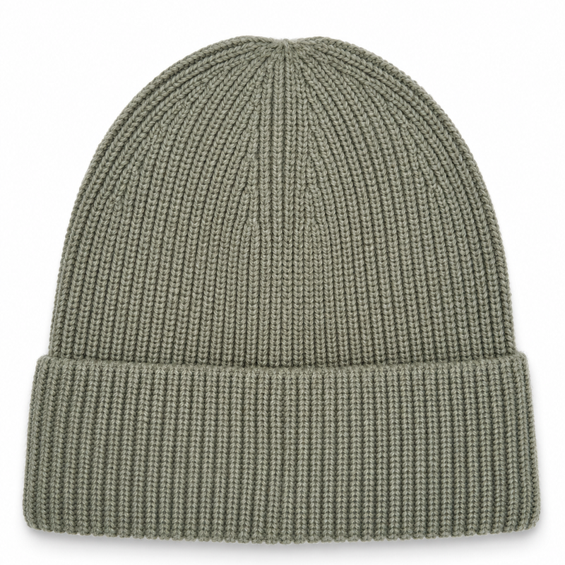 Reflektierende Beanie aus Merinowolle & Kaschmir
